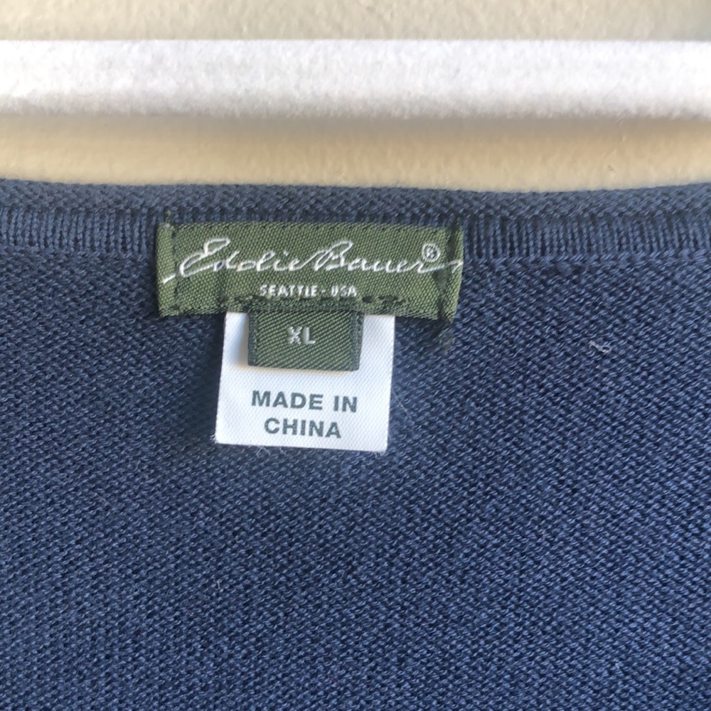 Eddie Bauer Cotton Cardigan - size XL - Picture 4 of 5